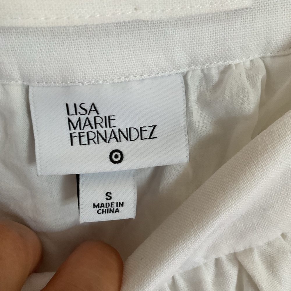 Lisa Marie Fernandez X Target Ric Rac Dress Size Small - Picture 7 of 14
